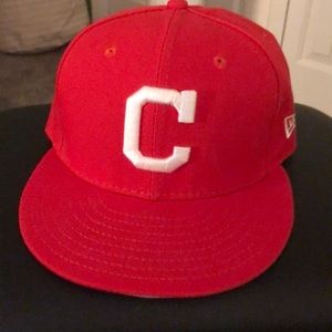 Indians fitted hat